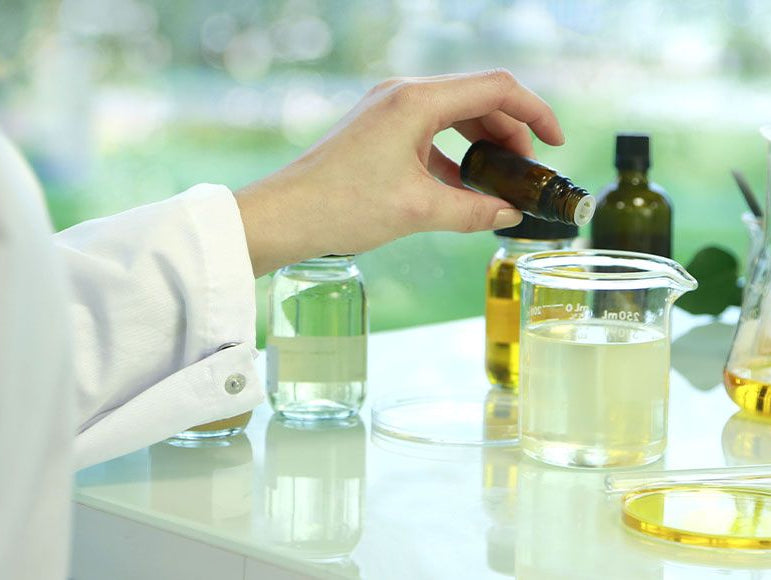 Test de produit au laboratoire