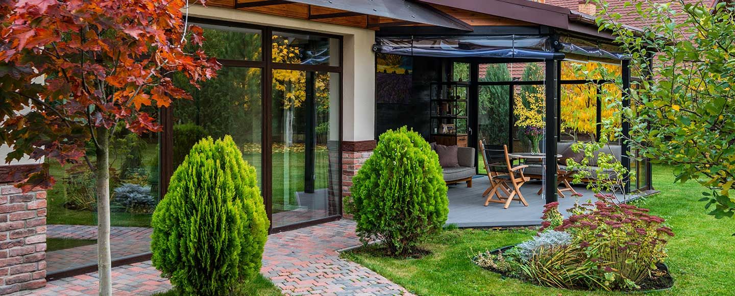 Un extérieur de maison bien entretenu