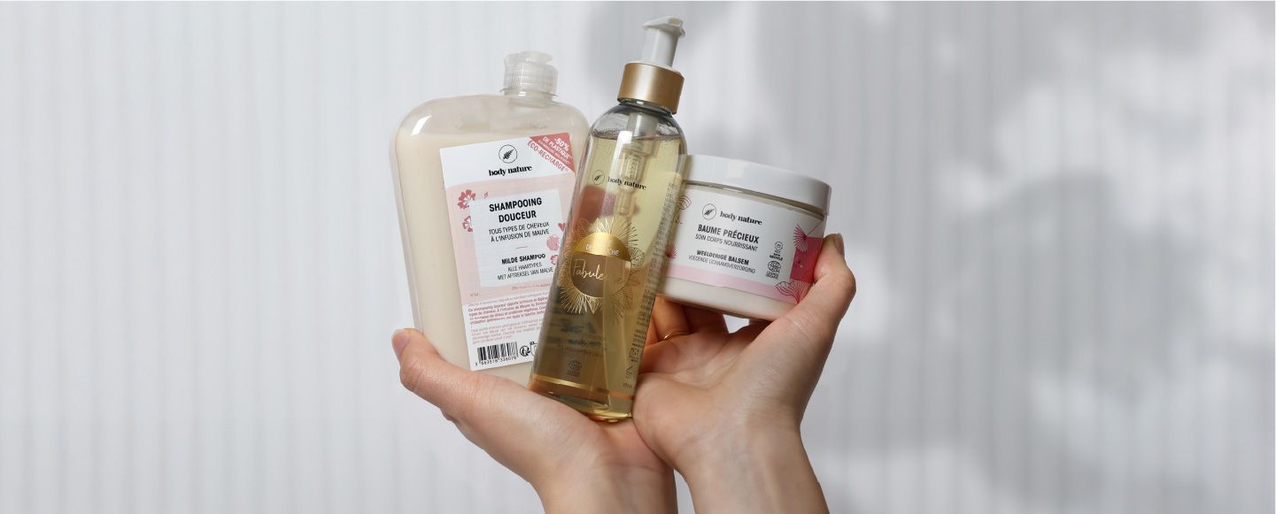 3 produits de douche Body Nature