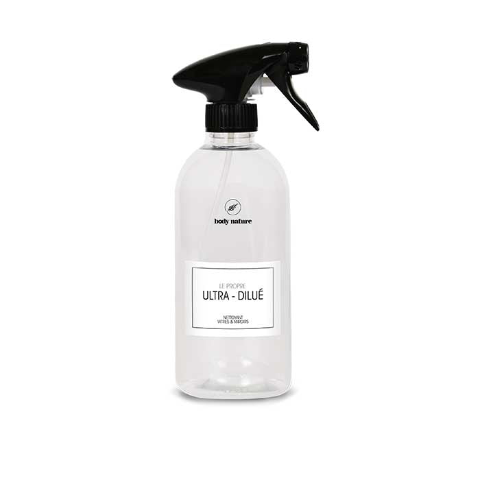 Flacon en plastique rechargeable pour la dilution "Ultra-dilué" du Propre