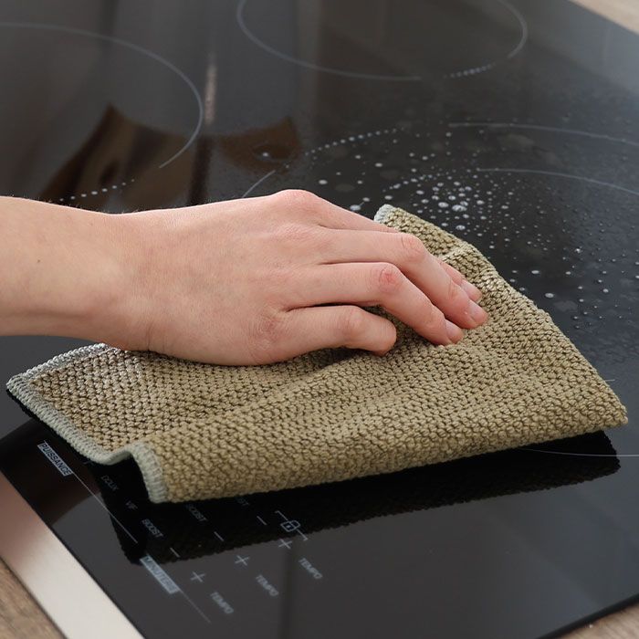 Microfibre spéciale pour le nettoyage des surfaces de la cuisine